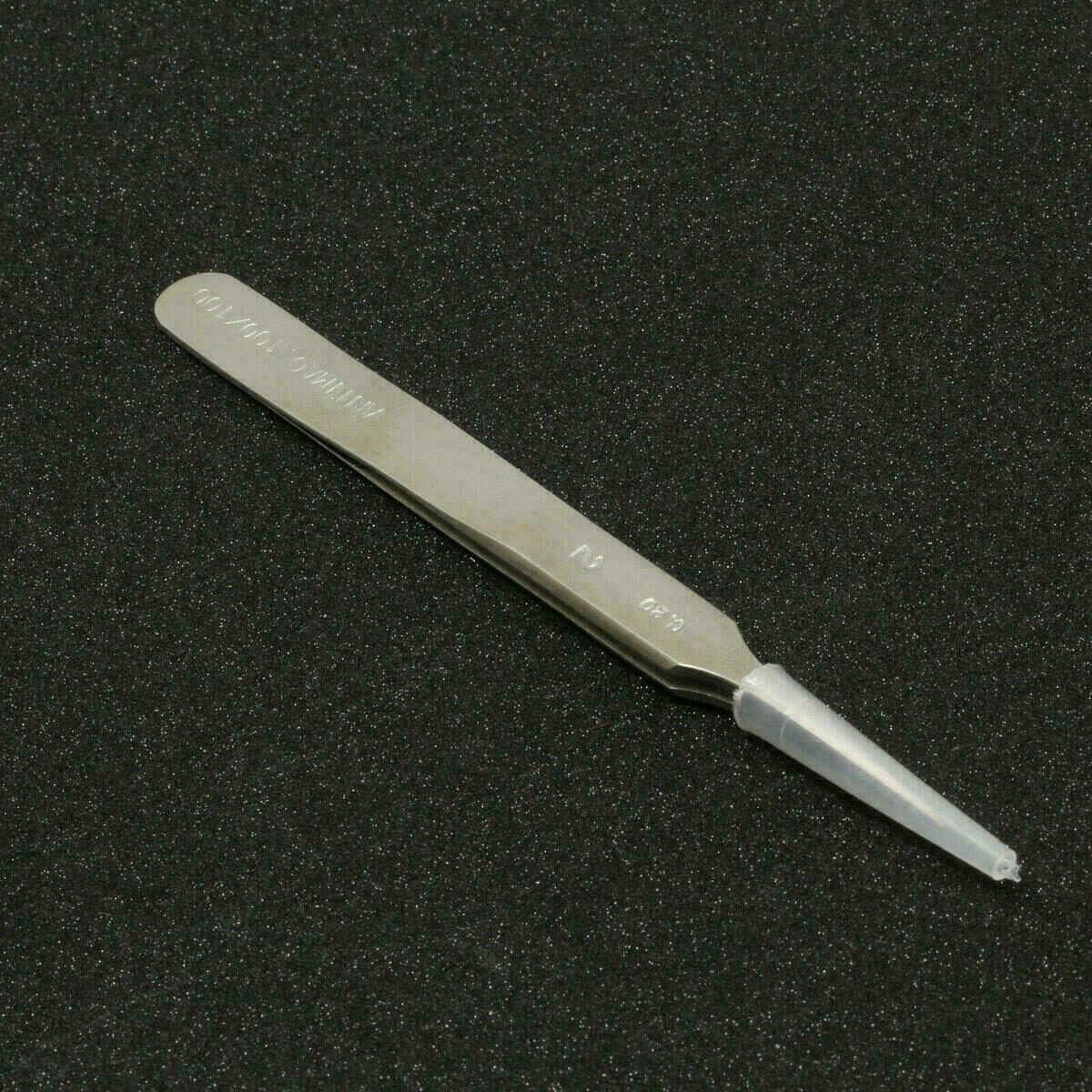 Uhrmacher Pinzette Edelstahl Antimagnetisch Steel Tweezer RUBIS SWISS MADE Form2 – Bild 5