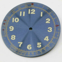 Quadrante per movimenti al quarzo 31,20mm - SWISS - blu oro – immagine 2