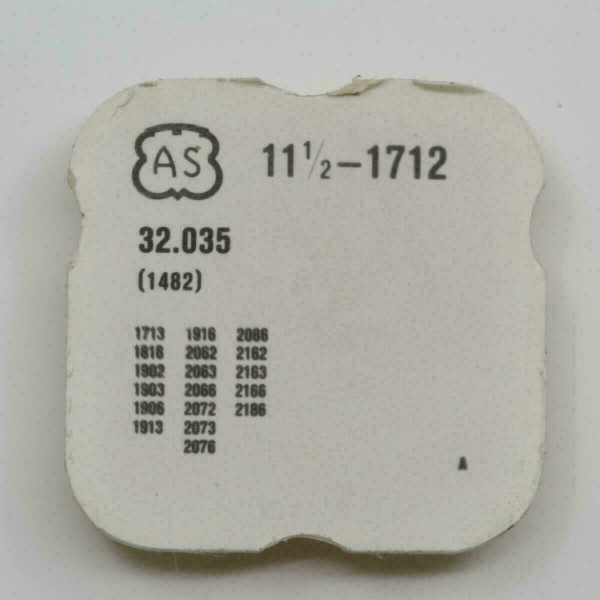 AS 1712 PART 1481 PART 1482 Driving gear AS 1713, AS 1816 AS 1902 1903 ... 2186