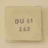 Ruota della minuteria DUROWE 61 Part 260, ricambio per orologi