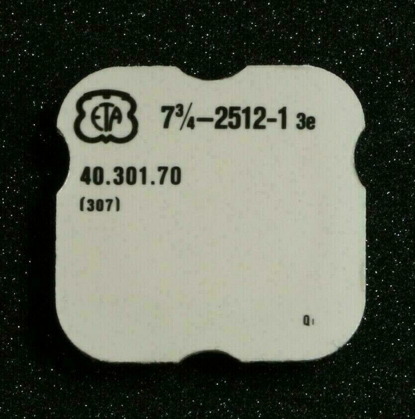 ETA 2512-1 Part 307, racchetta ref. 40.301.70 NOS