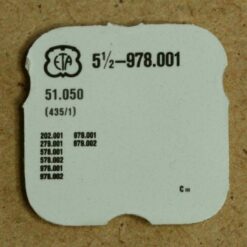 ETA 978.001 PART 435 /1 Federwippe, Spring Yoke Ref. 51.050 - 202.001 279.001 979.001 979.002 NOS