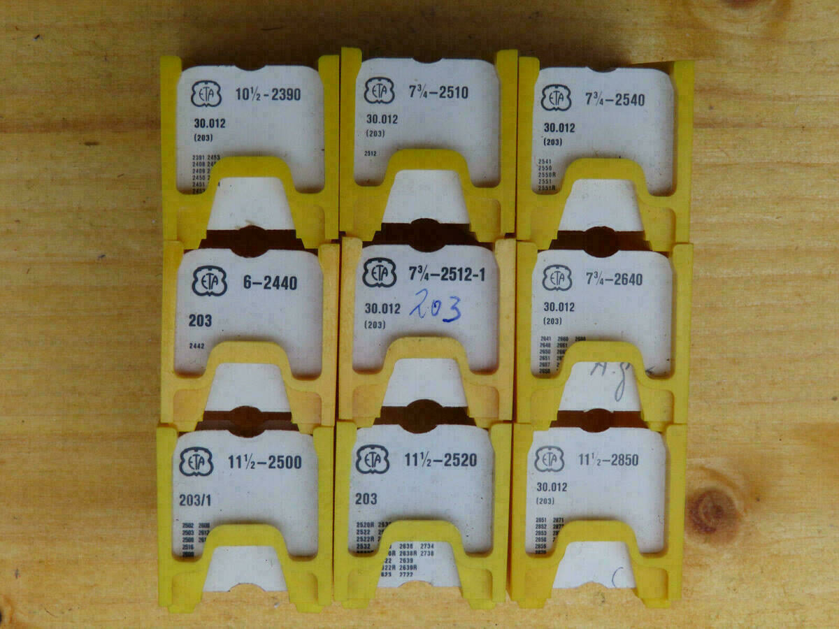 ETA SPARE PARTS / ETA ERSATZTEILE PART 203 PART 210 PART 220