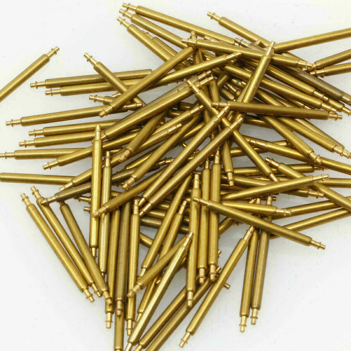 Federstege Uhrenstifte Bandsteg Federsteg spring bars 22mm Farbe:Gold #3
