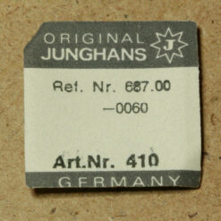 JUNGHANS 687.00 PART 410 piñón de remontuar NOS