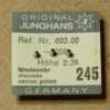 JUNGHANS 693.00 PART 245 chaussée – à commander