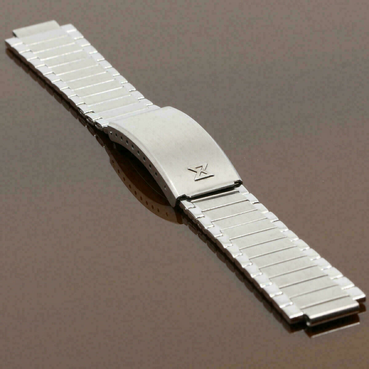 Original Edox Stainless Steel Watch Band, Silver, without End Pieces – NOS