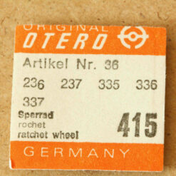 OTERO 236 PART 415 Sperrad, Ratchet Whell, OTERO 237 335 336 337 OTTO / EPPLE