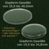 Verre bombé en acrylique pour montres-bracelets