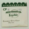 Verre plastique Sternkreuz CPR bombé pour montres