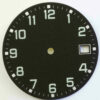 Zifferblatt ETA 2824-2 schwarz matt Ø 28,75 mm NOS