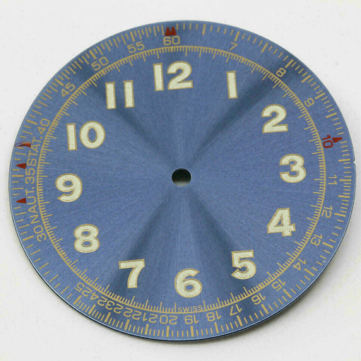 Quadrante per movimenti al quarzo 31,20mm - SWISS - blu oro