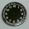 Quadrante per movimenti al quarzo nero Ø 31,20 mm