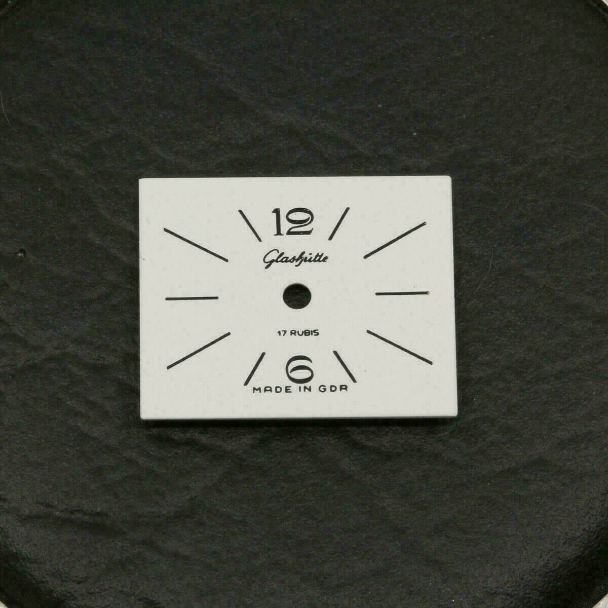 Glashütte 17 Jewels Dial, White, 17.45 / 14.50 mm