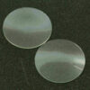 Cristal mineral abombado, lote de 21, 1 mm, Ø 50 mm