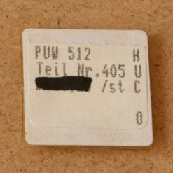 Aufzugwelle für PUW 512 Aufzugswelle, winding Stem, tige remontoir PART 405 NOS – Bild 2