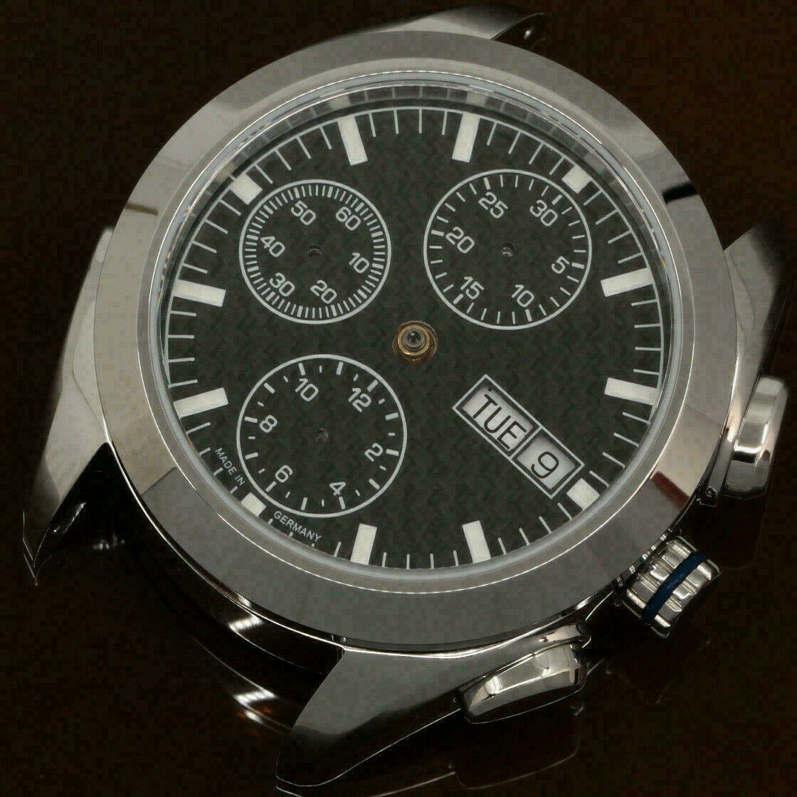 Carbon Zifferblatt für ETA VALJOUX 7750 / Carbon Watch Dial Cadran Esfera 30.8mm – Bild 4