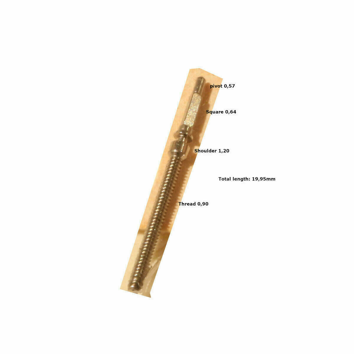 DUROWE 7410 - 7524, Part 401 tija de remontuar 7520 7521 7522 7522 7523 – imagen 3