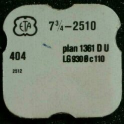 ETA 2510 Part 404 Aufzugswelle, female winding stem, LG 930 c110 Plan 1361 DU – Bild 2