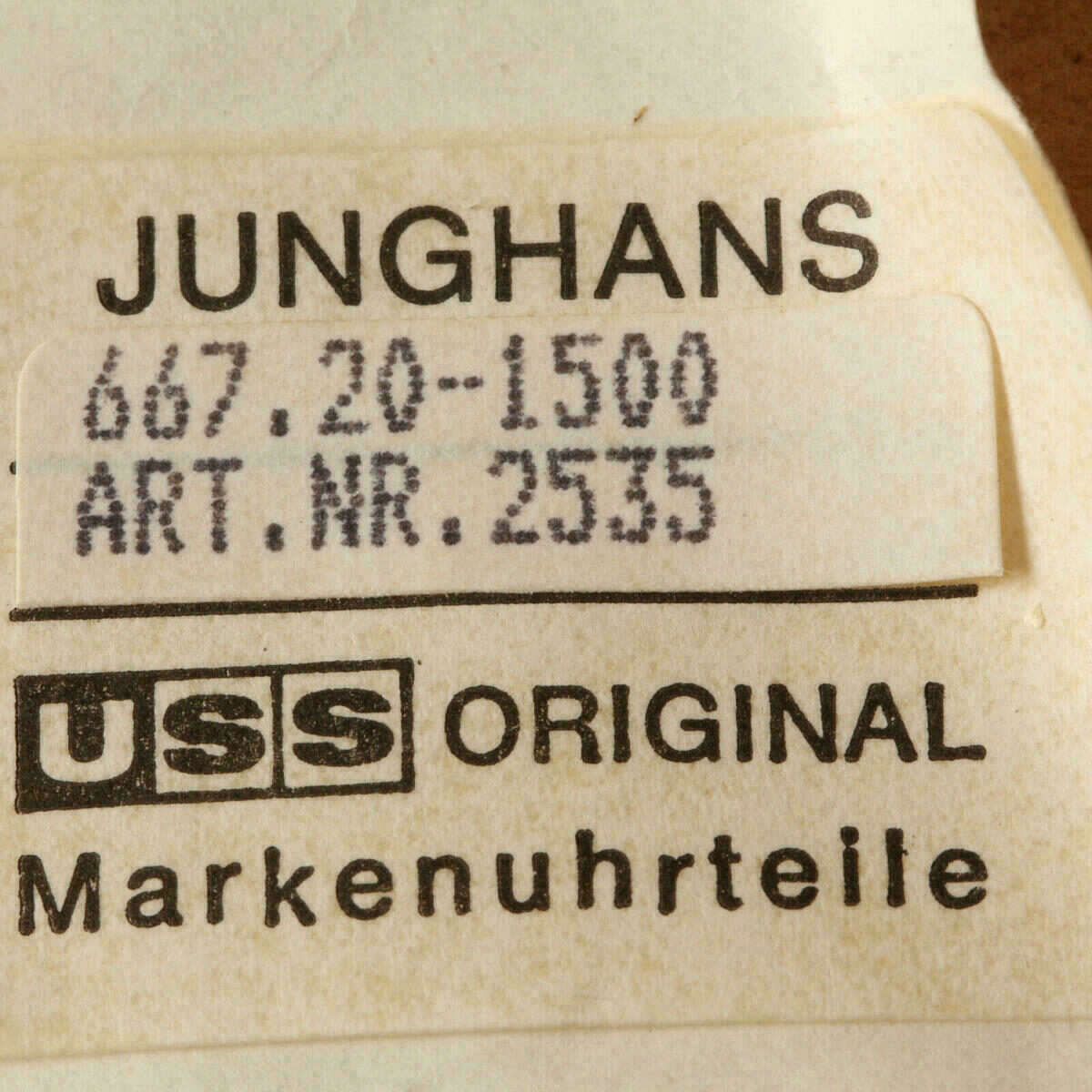 Date Indicator Guard for JUNGHANS 667.20 – Part 2535 – image 2