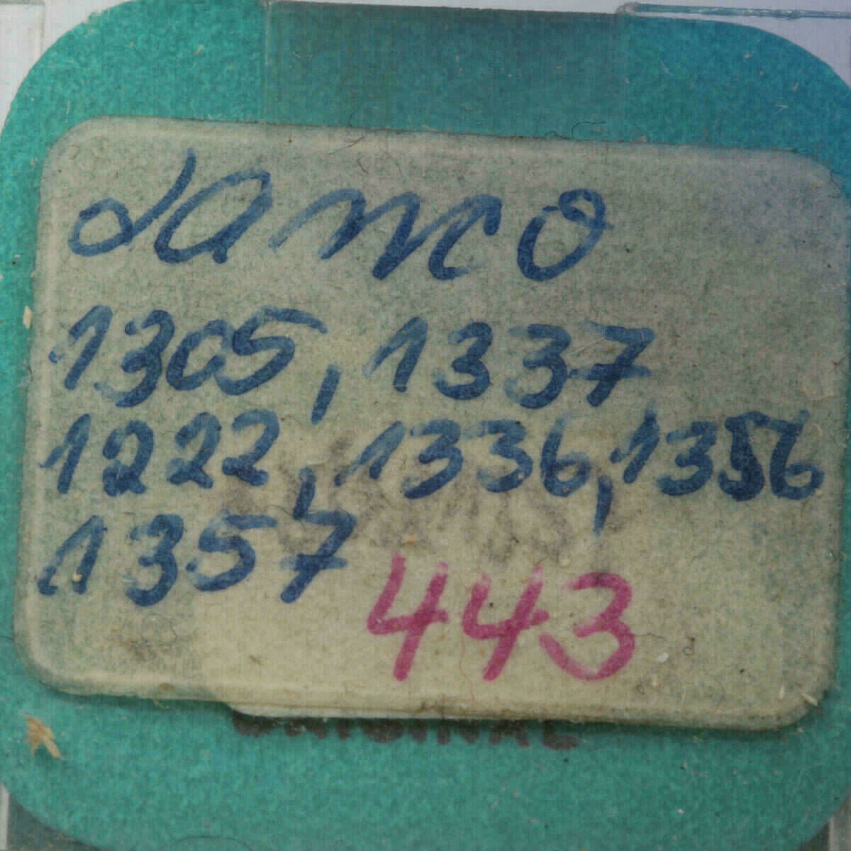 Tirette pour calibre Lanco 1305, 1336, 1337, 1357 – Part 443 – image 2