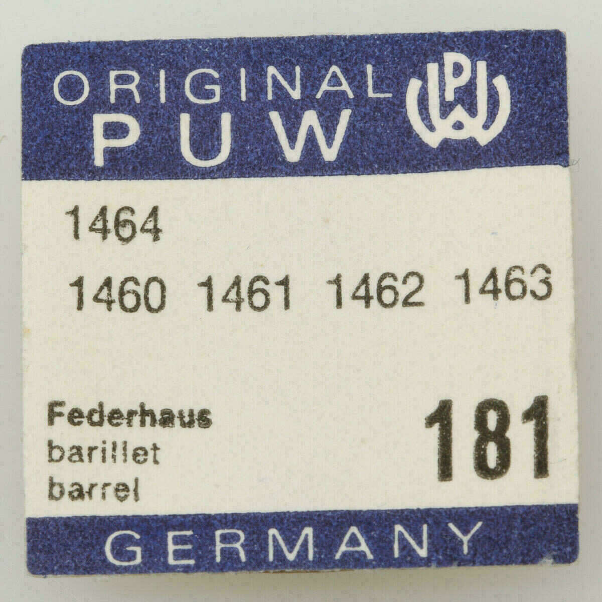 Barillet PUW 1460, PUW 1461 – Part 181 – pour PUW 1462, PUW 1463, PUW 1464 – NOS – image 3