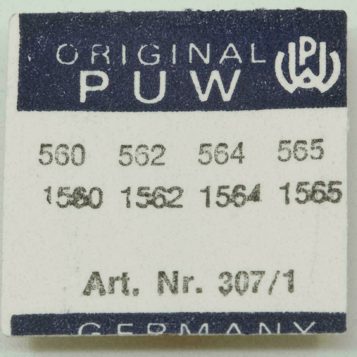 PUW 560 Part 307/1, Rücker, Regulator, Raquette, PUW 562, PUW 564, PUW 1565 – Bild 2