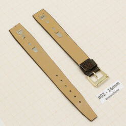 Cinturino per orologio in vero coccodrillo 14 16mm, cinturino vintage in alligatore – immagine 6