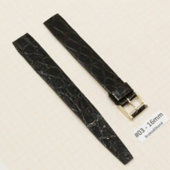 Cinturino per orologio in vero coccodrillo 14 16mm, cinturino vintage in alligatore – immagine 7