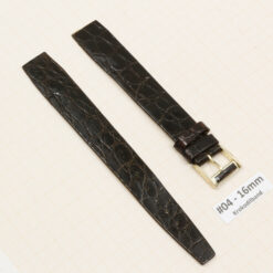 Cinturino per orologio in vero coccodrillo 14 16mm, cinturino vintage in alligatore – immagine 9