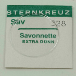 Uhrenglas SAVONETTE Sternkreuz Sav extra dünn Armbanduhren Taschenuhren 22-46mm – Bild 3