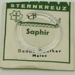 Uhrenglas Sternkreuz CP Safir Imitation für Armbanduhren - flach - 110 - 314 – Bild 3
