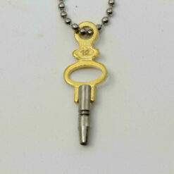 Pocket Watch Key Set, 14 Pieces, Brass, with Key Chain – image 2