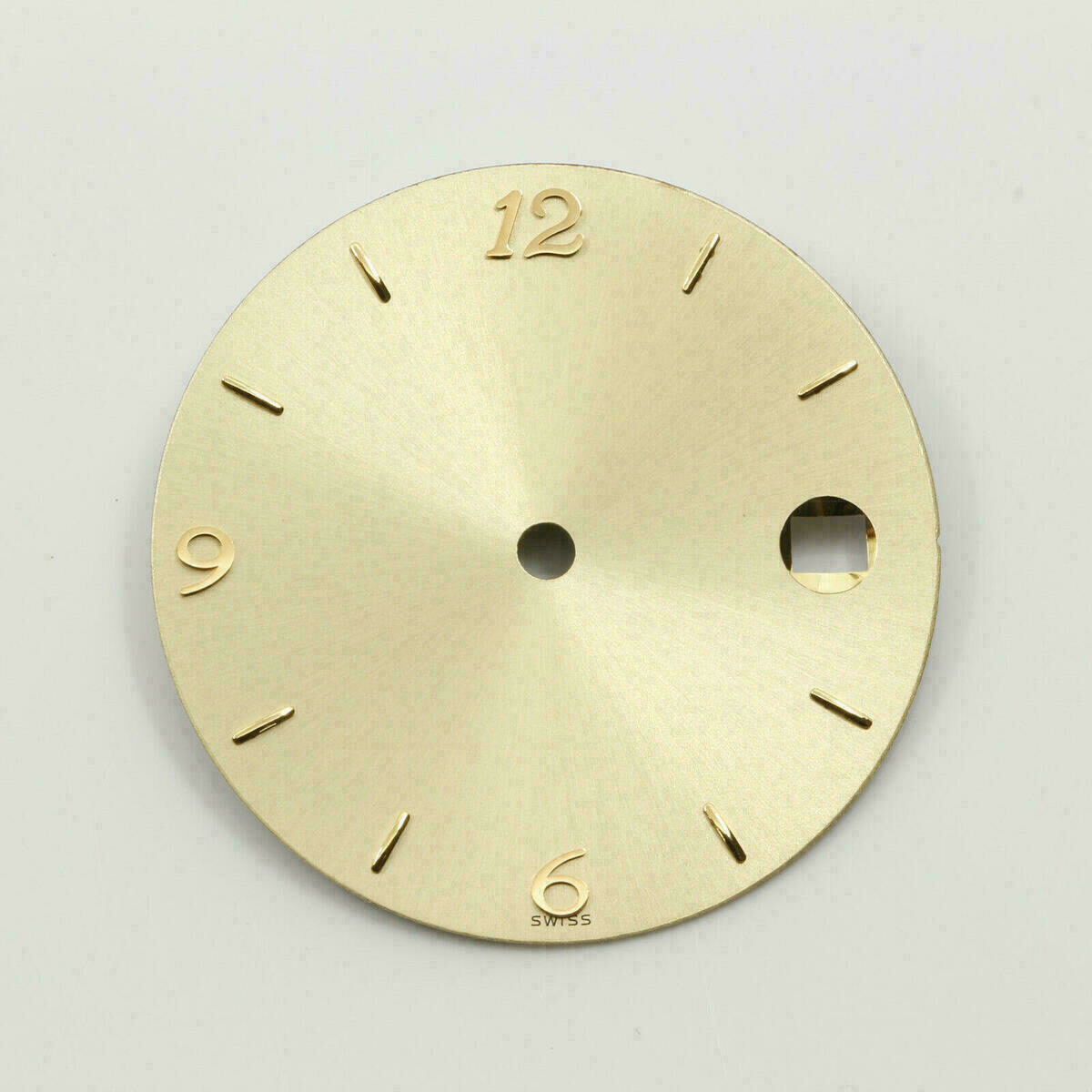 Zifferblatt Eta 2824-2 Ø 28.55mm Cadran Dial ETA 2824-2 3H Ziffernblatt Gold – Bild 2