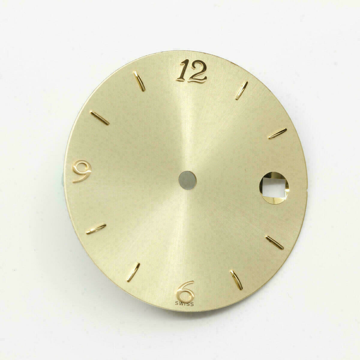 Zifferblatt Eta 2824-2 Ø 28.55mm Cadran Dial ETA 2824-2 3H Ziffernblatt Gold – Bild 4