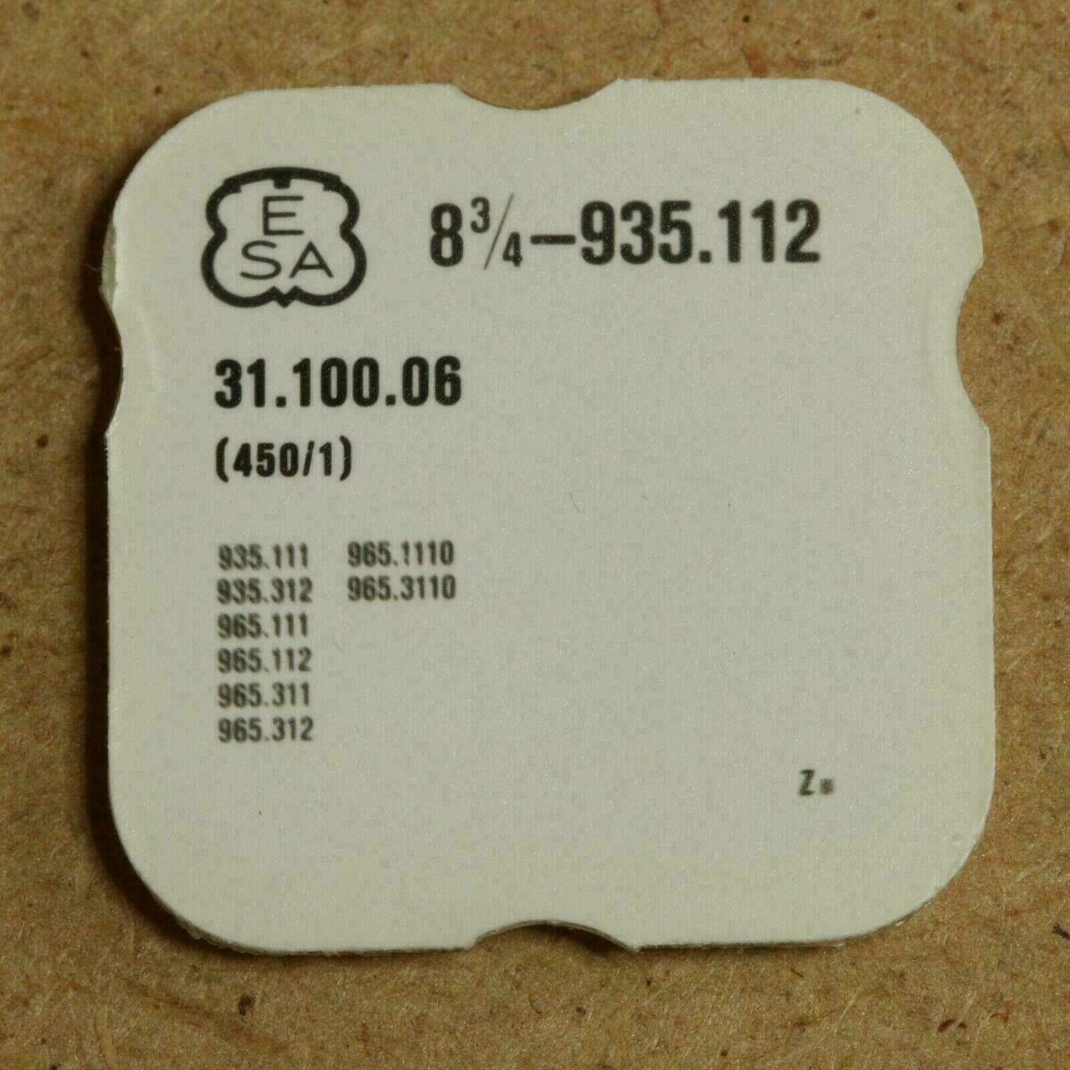 Setting Wheel for ETA 935.112, 965.112, 965.312 – Part 450/1