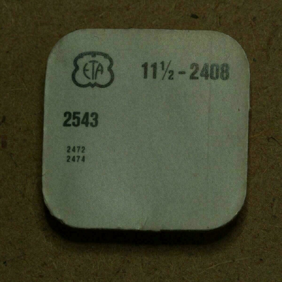 ETA 2408, 2472, 2474 PART 2543 ruota intermedia della data NOS