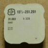 Rocchetto dei minuti ETA 251.251 con ruota conduttrice Part 242