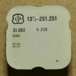 ETA 251.251 Part 242 Minutenrohr mit Mitnehmerad canon pinion with driving wheel