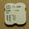 ETA 2640 Cannon Pinion with Driving Wheel – Part 242, H238