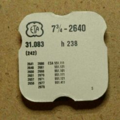 ETA 2640 Part 242, Minutenrohr mit Mitnehmerad canon pinion with driving W. H238