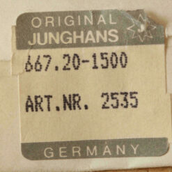 JUNGHANS 667.20 PART 2535 placa de sujeción del indicador de fecha