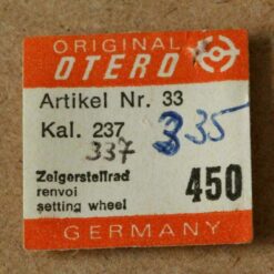 Otero 237 Part 450 Zeigerstellrad, Setting Wheel, EPPLE / OTTO / Otero 335, 337