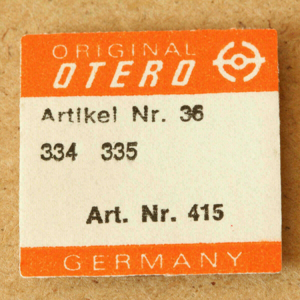 Ratchet Wheel for OTERO 334, 335 (Otto / Epple) – Part 415