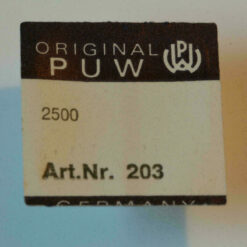 Roue intermédiaire PUW 2500 – Part 203 – NOS
