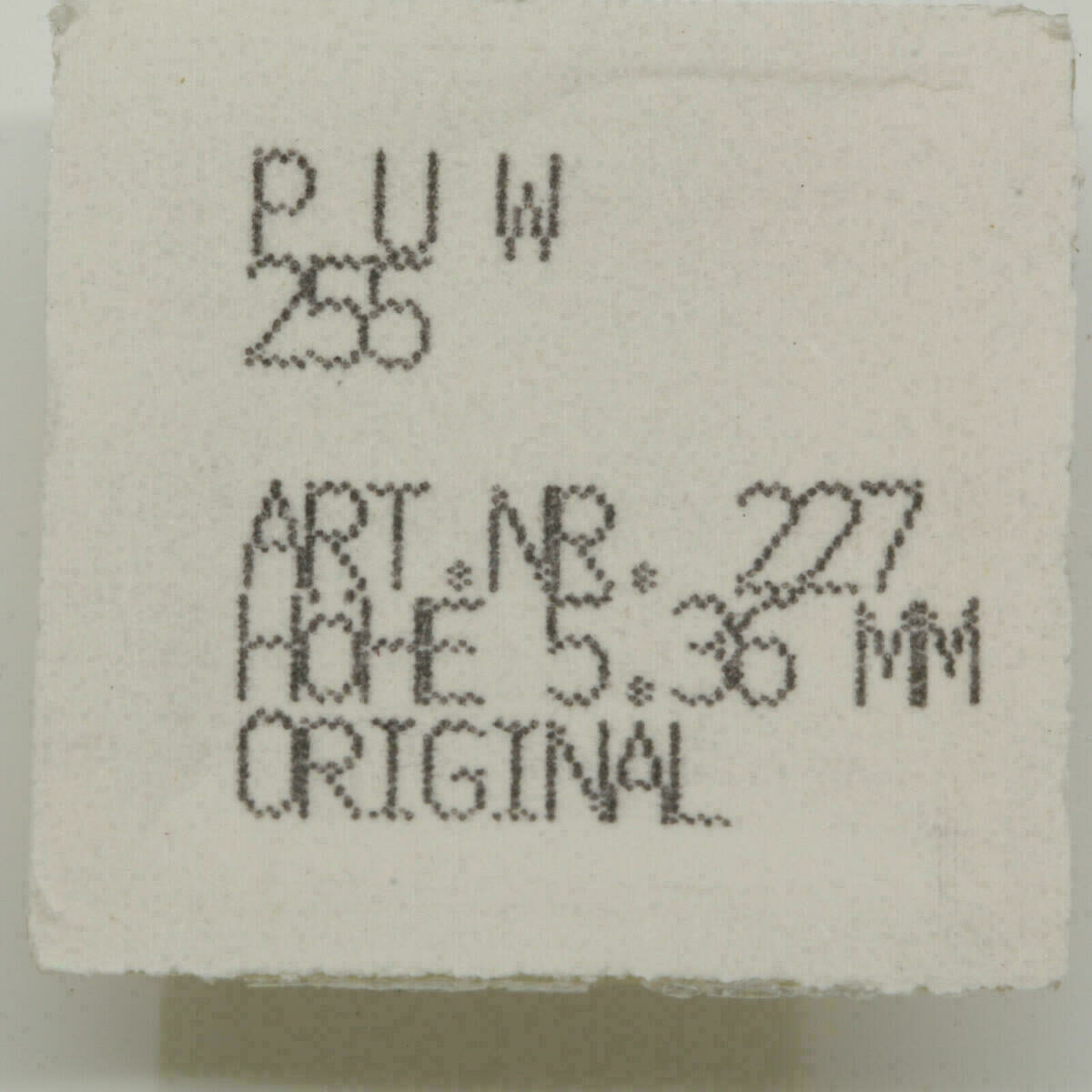 PUW 255 PART 227, ruota dei secondi al centro, PUW 2550, 256, 2560
