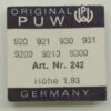 PUW 920 Minutenrohr Part 242 Ersatzteil H.193