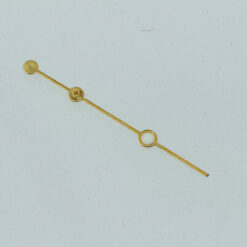 Sekundenzeiger / second hand ETA 2824-2 C1 X1 Super luminova Ø0,25 GOLD 12,5mm