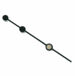 Sekundenzeiger/ second hand ETA 2824-2 OLDRADIUM Superluminova Ø 0,25 SCHW 12,5