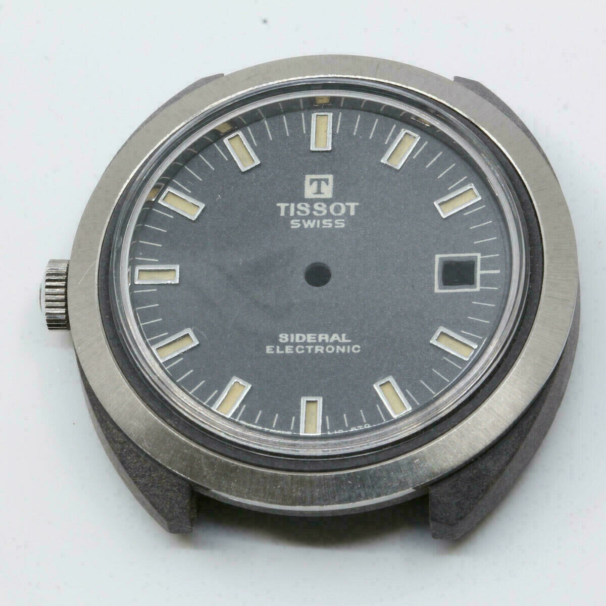Tissot Watch Case and Dial " Sideral " Vintage Fiberglass Case 39mm NOS